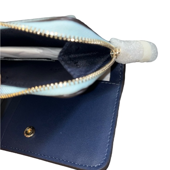 Kate Spade•Madison Blue Glow Small Zip Compact Wallet - Picture 6 of 12